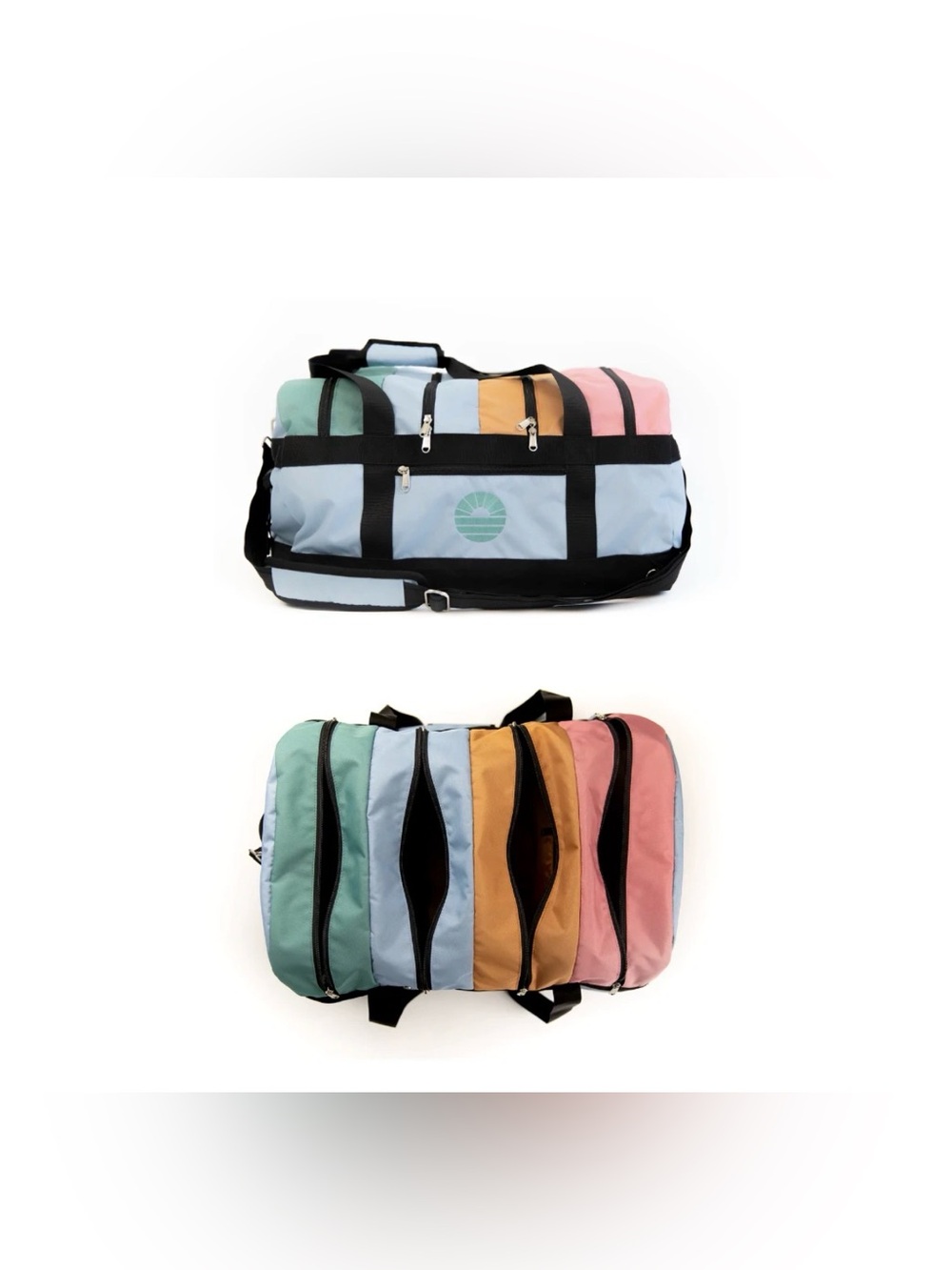 TOBIQ Backpack Duffel Multicolor Colorado Multi Pockets Zippers ( 60L )
